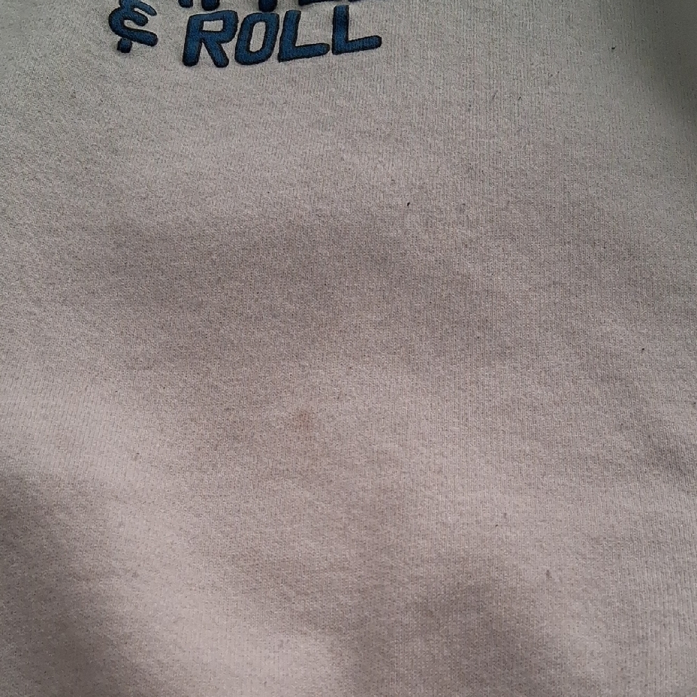 Retro White Graphic Sweatshirt - "Spike Rattle & Roll" - Picture 5 of 7